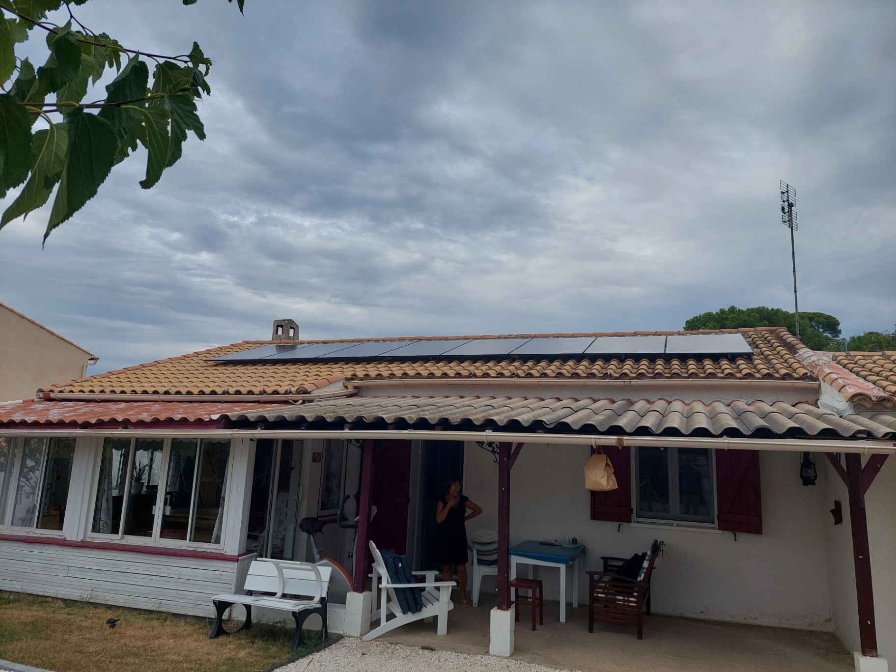 Installation photovoltaïque à Pérols, chantier Eliance